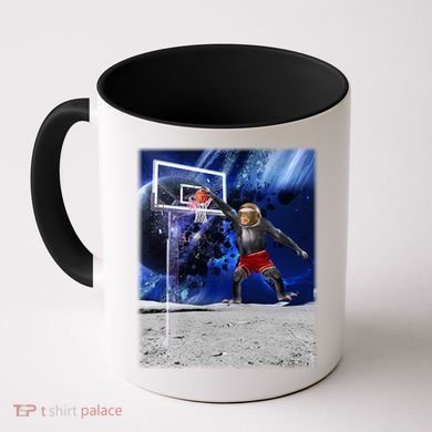 Air Ape Dunking Basketball Monkey Coffee Mug