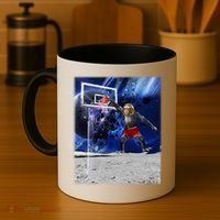 Air Ape Dunking Basketball Monkey Coffee Mug thumb 4