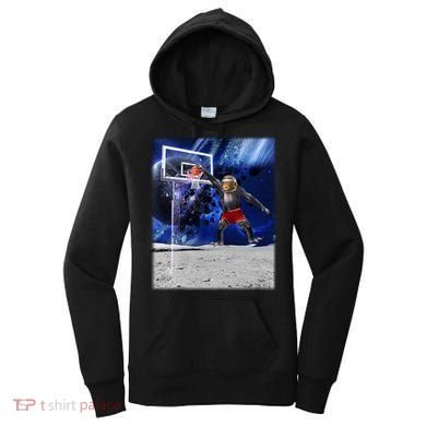 Air Ape Dunking Basketball Monkey Women's Hoodie