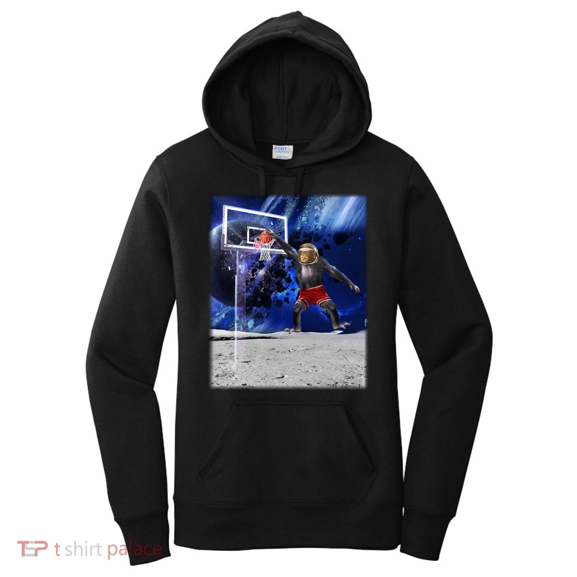 Air Ape Dunking Basketball Monkey Women's Hoodie