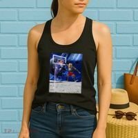 Air Ape Dunking Basketball Monkey Women's Tank Top thumb 2