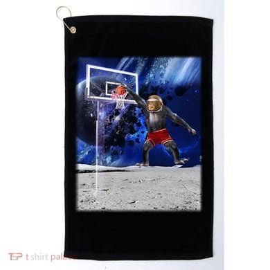 Air Ape Dunking Basketball Monkey Golf Towel