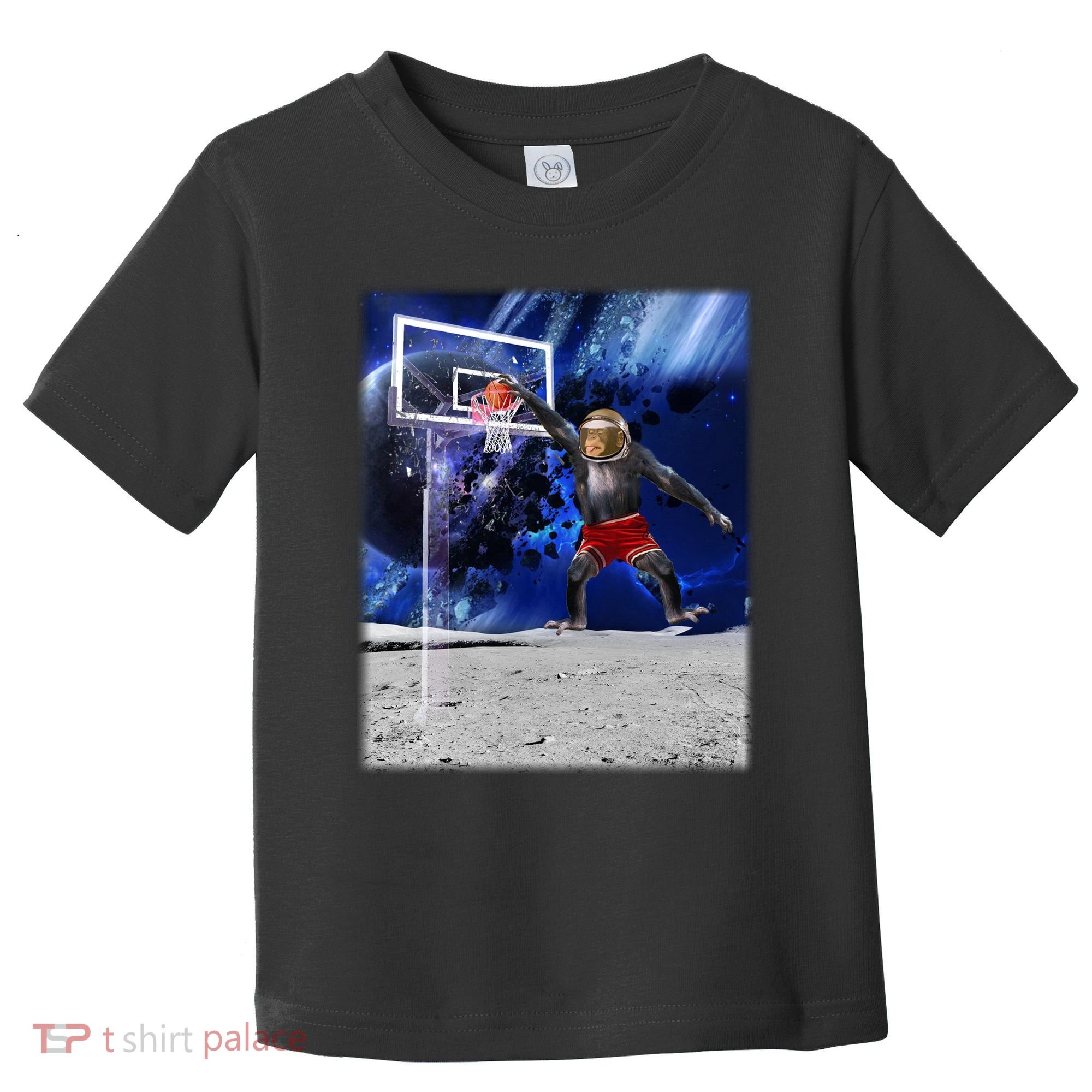 Air Ape Dunking Basketball Monkey Toddler T-Shirt