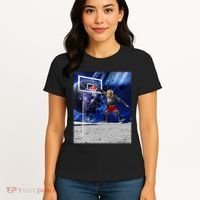 Air Ape Dunking Basketball Monkey Women's T-Shirt thumb 4