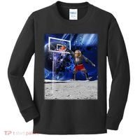 Air Ape Dunking Basketball Monkey Kids Long Sleeve Shirt thumb 0