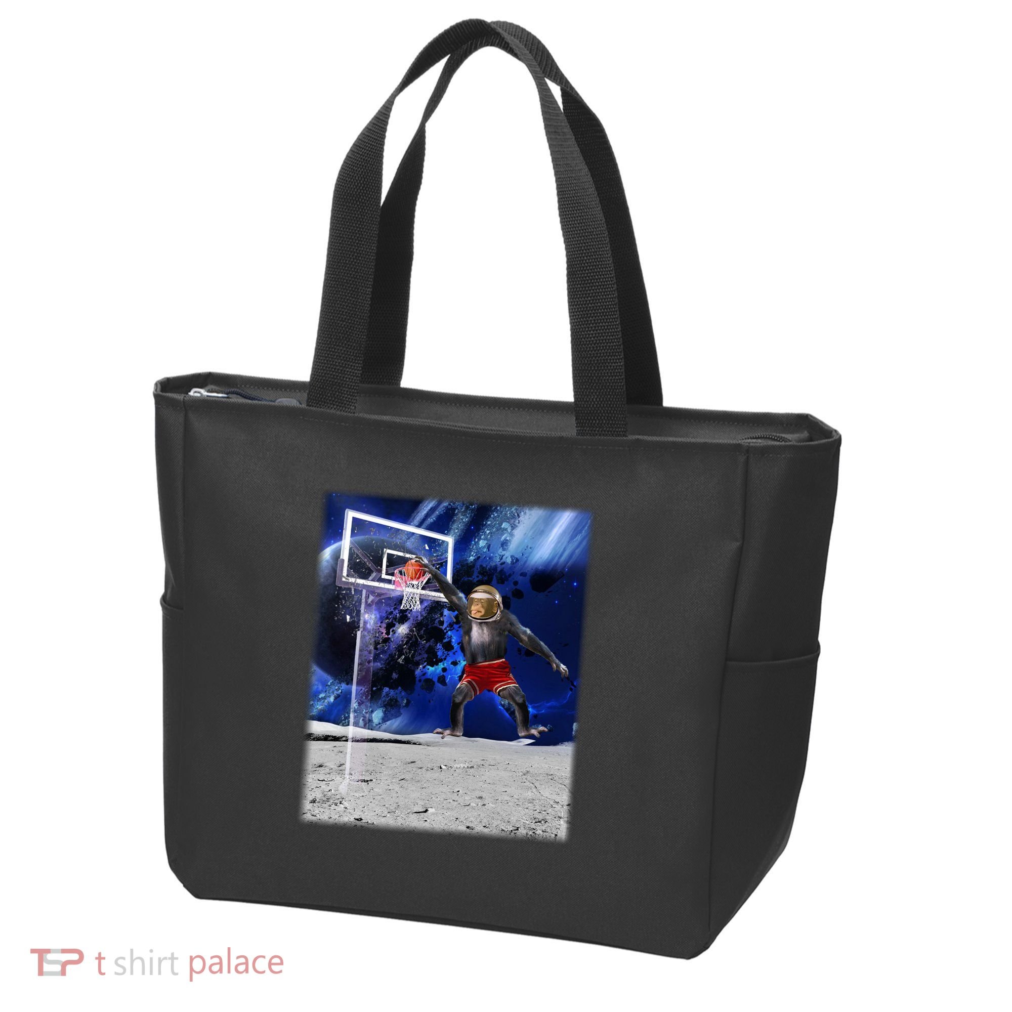 Air Ape Dunking Basketball Monkey Tote Bag