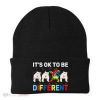 Autism Awareness Day Gift Funny Dabbing English Bulldog Beanie thumb 0
