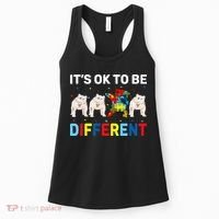 Autism Awareness Day Gift Funny Dabbing English Bulldog Women's Tank Top thumb 0