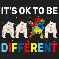 Autism Awareness Day Gift Funny Dabbing English Bulldog Hat thumb 2