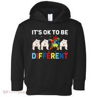 Autism Awareness Day Gift Funny Dabbing English Bulldog Toddler Hoodie thumb 0