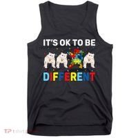 Autism Awareness Day Gift Funny Dabbing English Bulldog Tank Top thumb 0
