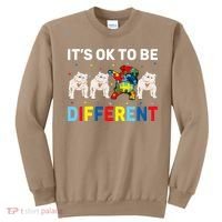 Autism Awareness Day Gift Funny Dabbing English Bulldog Sweatshirt thumb 0