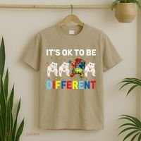 Autism Awareness Day Gift Funny Dabbing English Bulldog T-Shirt thumb 2