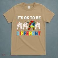 Autism Awareness Day Gift Funny Dabbing English Bulldog T-Shirt thumb 5