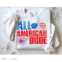 All American Dude 4th Of July Sweatshirt thumb 2