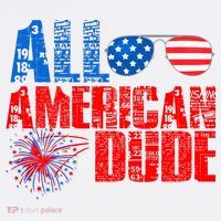 All American Dude 4th Of July T-Shirt thumb 7