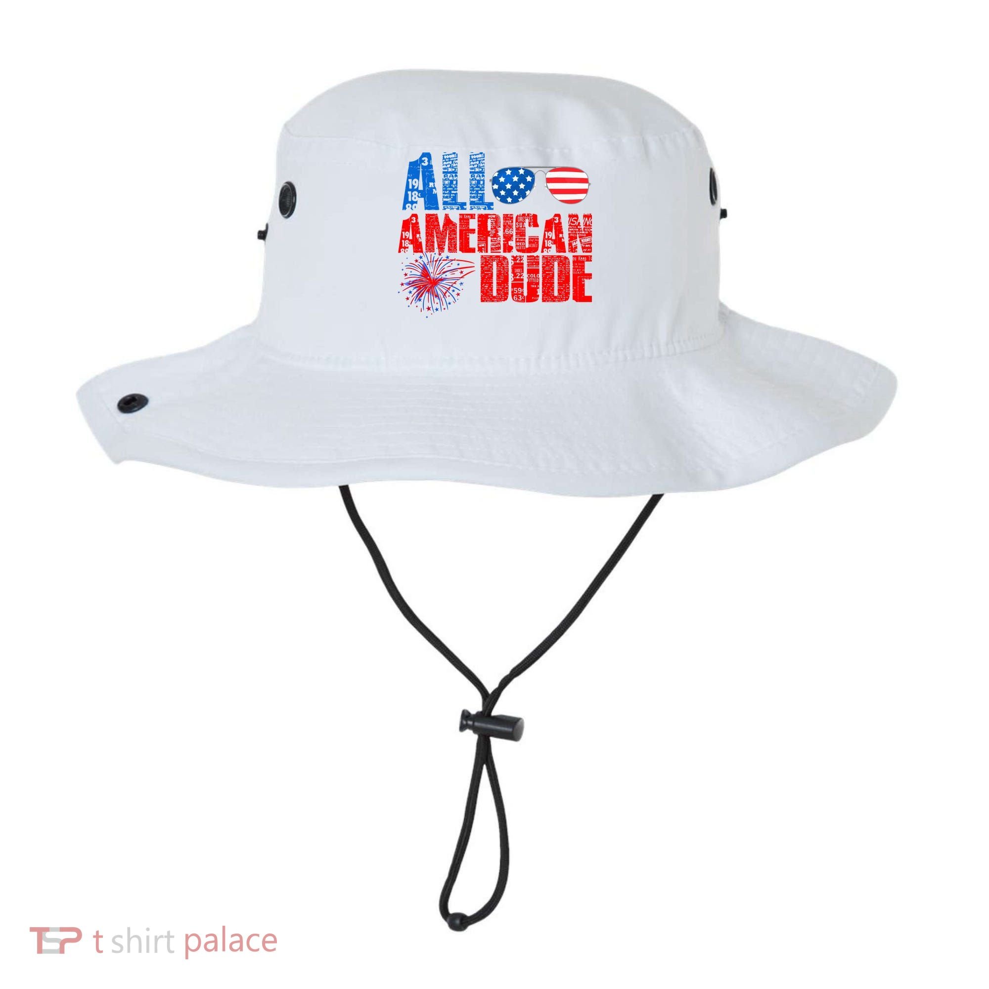 All American Dude 4th Of July Bucket Hat