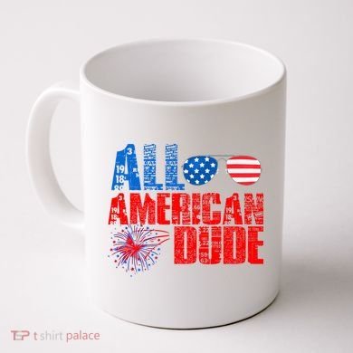 All American Dude 4th Of July Coffee Mug