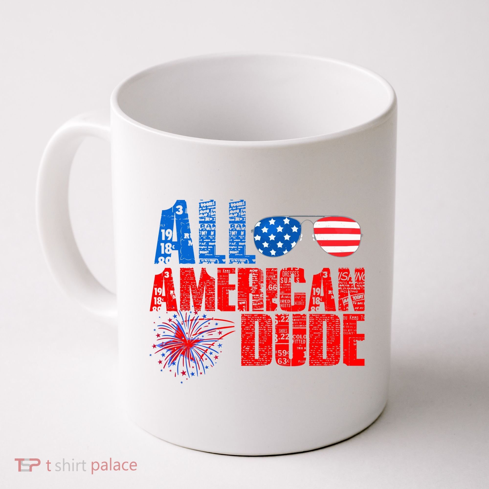 All American Dude 4th Of July Coffee Mug