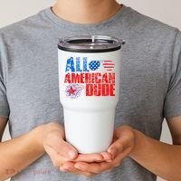 All American Dude 4th Of July Tumbler thumb 2