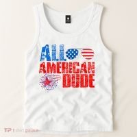 All American Dude 4th Of July Tank Top thumb 2