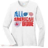 All American Dude 4th Of July Women's Long Sleeve Shirt thumb 0