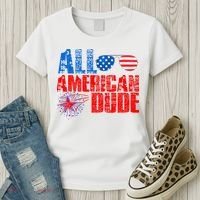 All American Dude 4th Of July Women's T-Shirt thumb 3