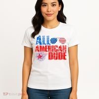 All American Dude 4th Of July Women's T-Shirt thumb 4