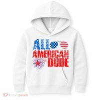 All American Dude 4th Of July Kids Hoodie thumb 0