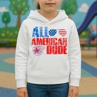 All American Dude 4th Of July Kids Hoodie thumb 3