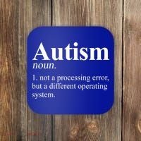 Autism Awareness Definition Gift Coaster thumb 0