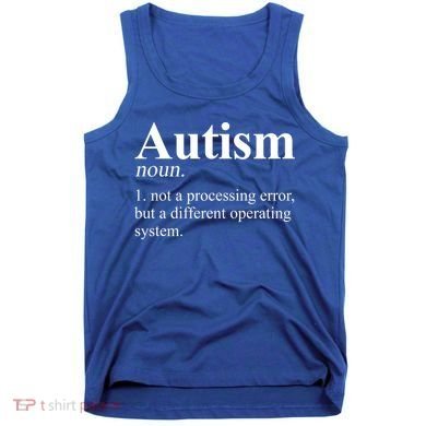 Autism Awareness Definition Gift Tank Top