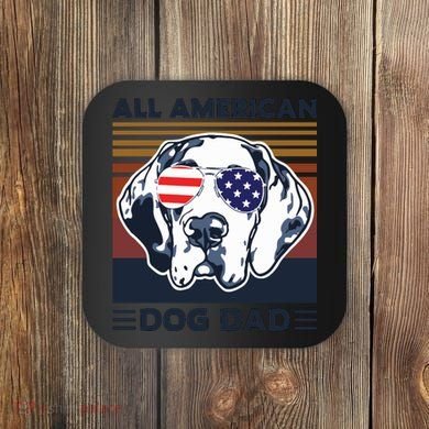 All American Dog Dad Coaster