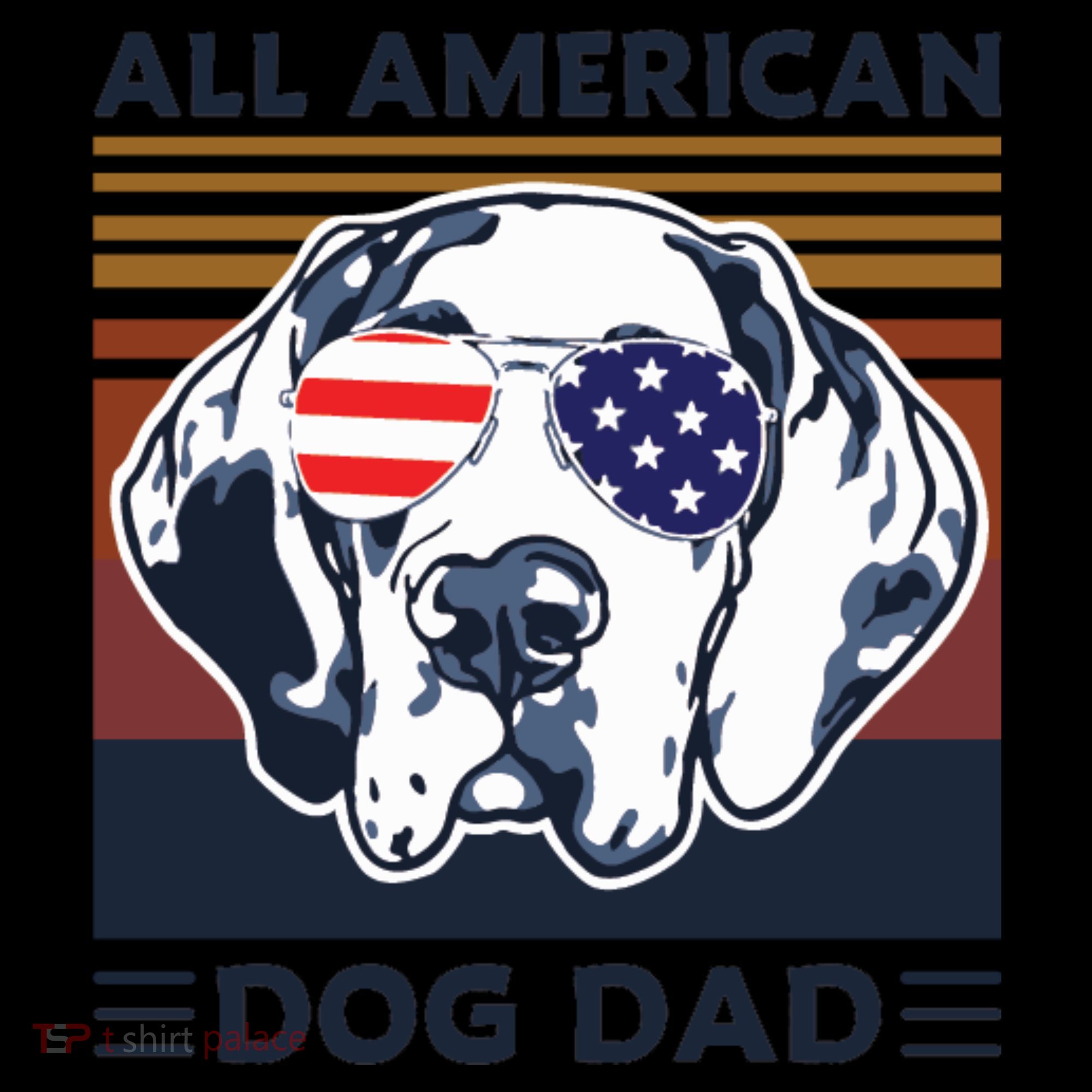 All American Dog Dad Coaster
