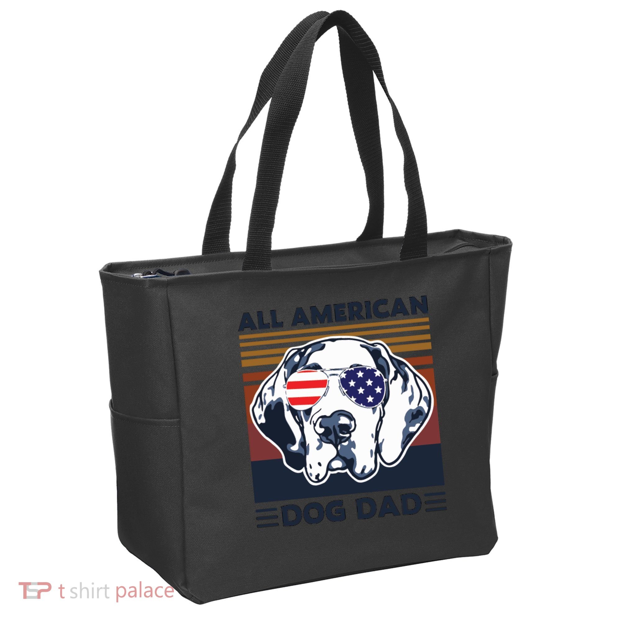 All American Dog Dad Tote Bag