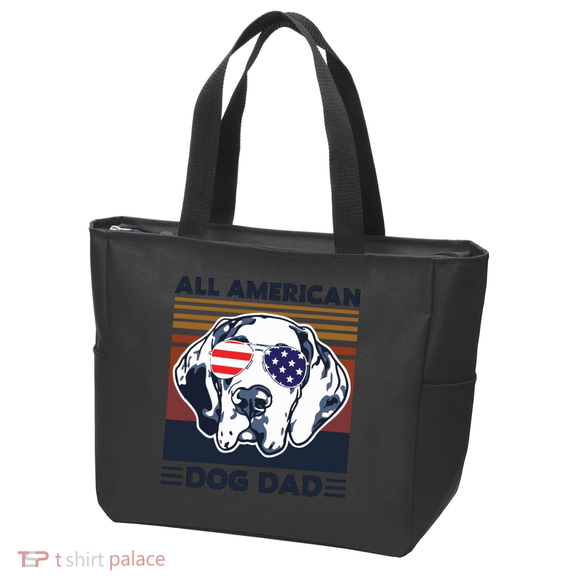 All American Dog Dad Tote Bag