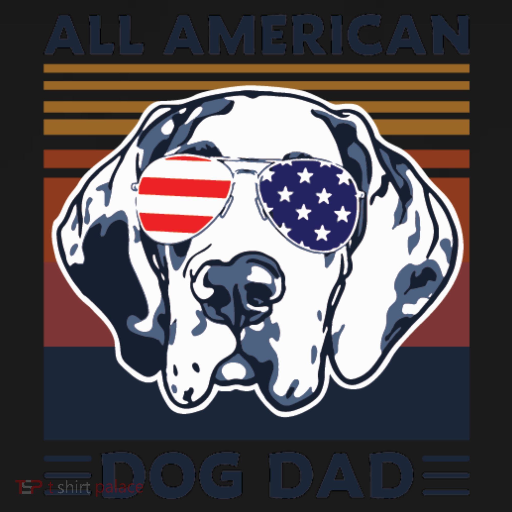 All American Dog Dad Tote Bag