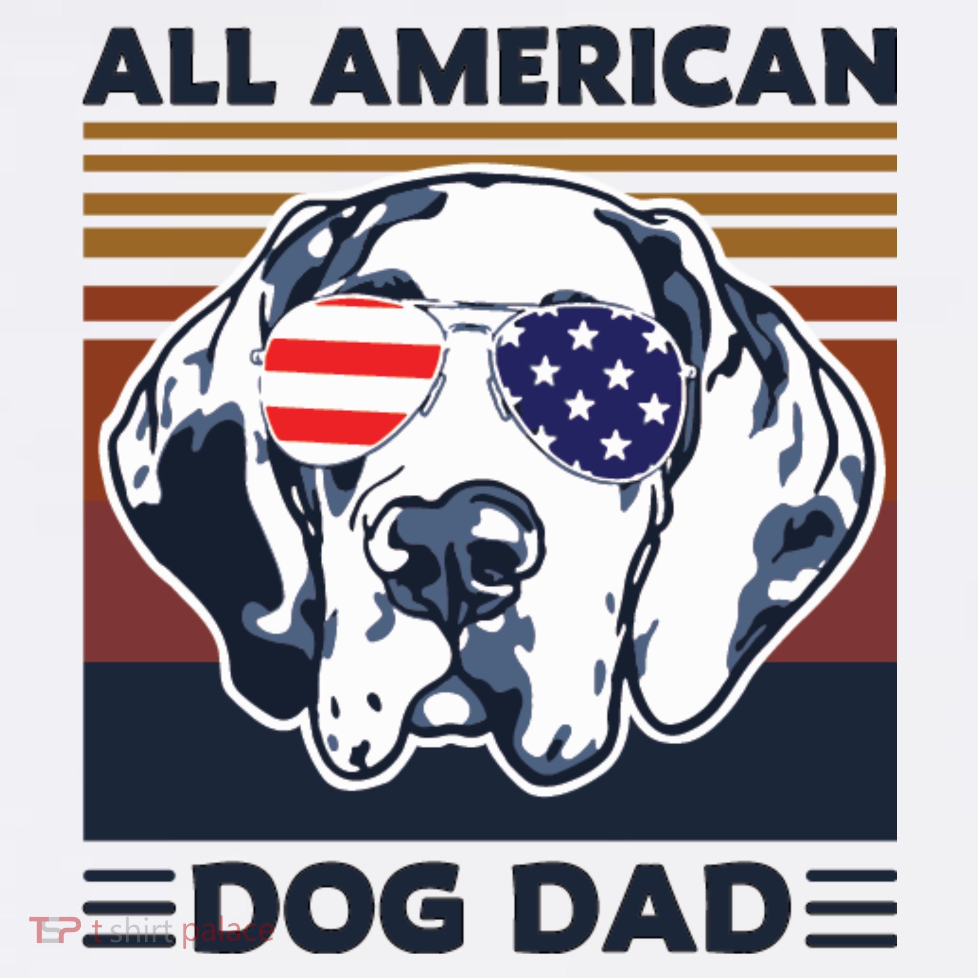 All American Dog Dad Sweatshirt
