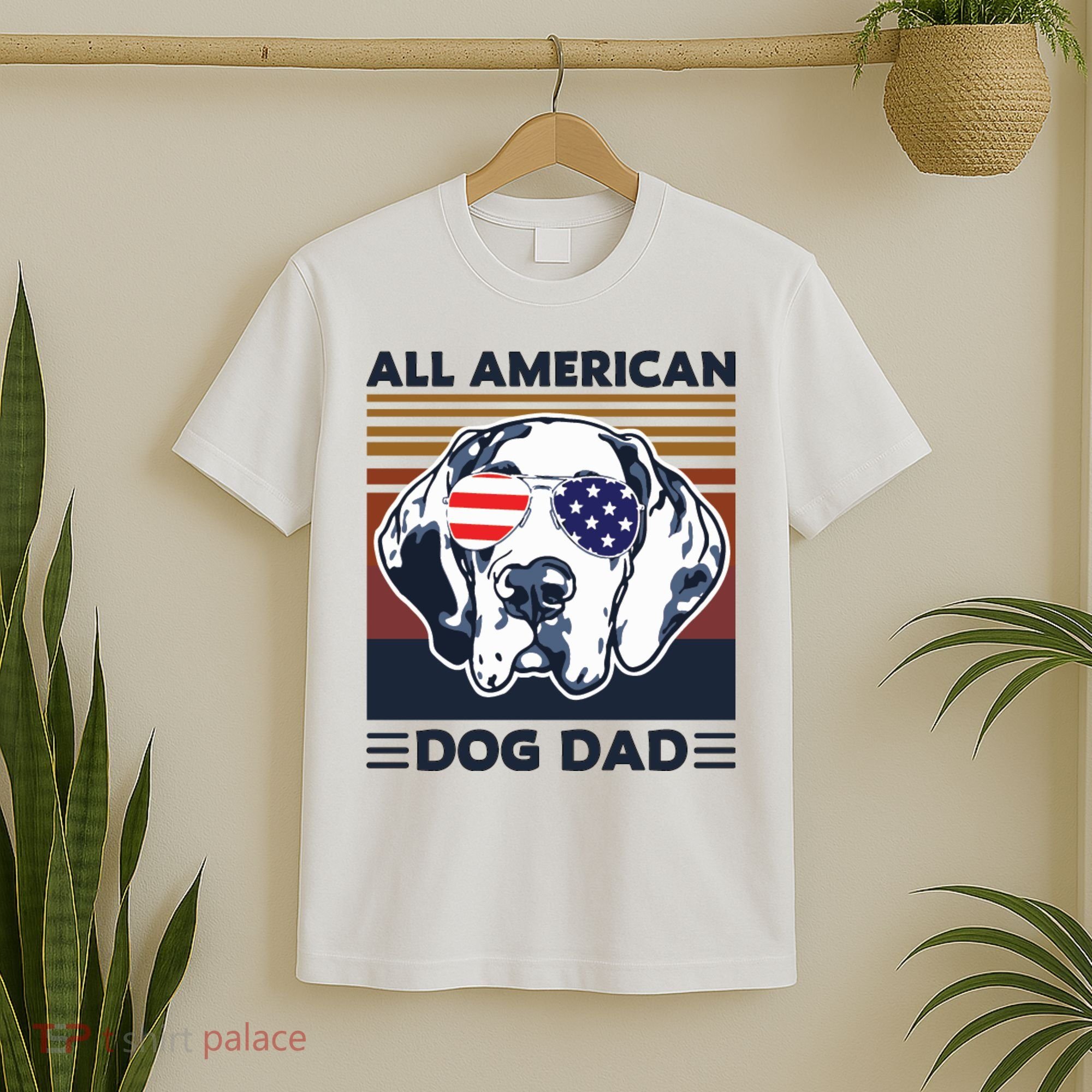 All American Dog Dad T-Shirt