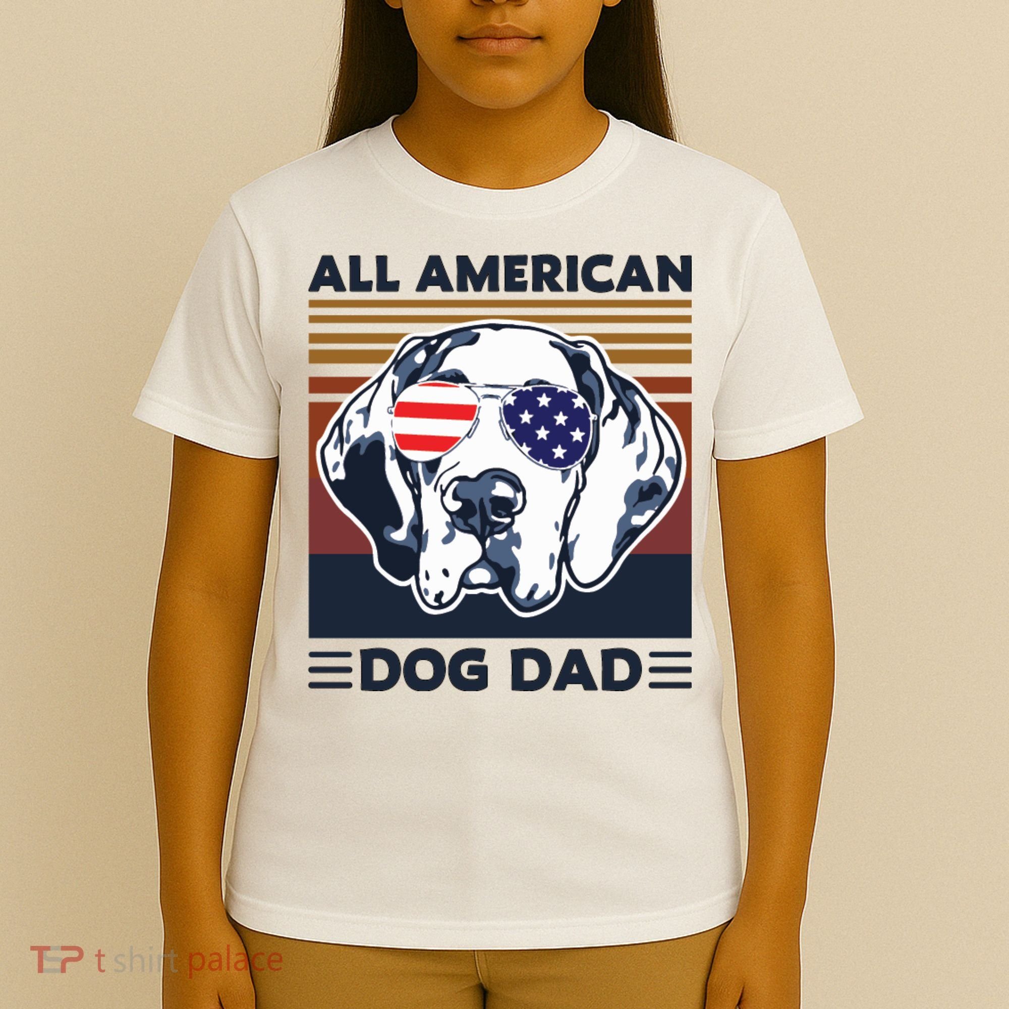 All American Dog Dad T-Shirt
