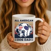 All American Dog Dad Coffee Mug thumb 3