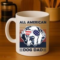All American Dog Dad Coffee Mug thumb 4