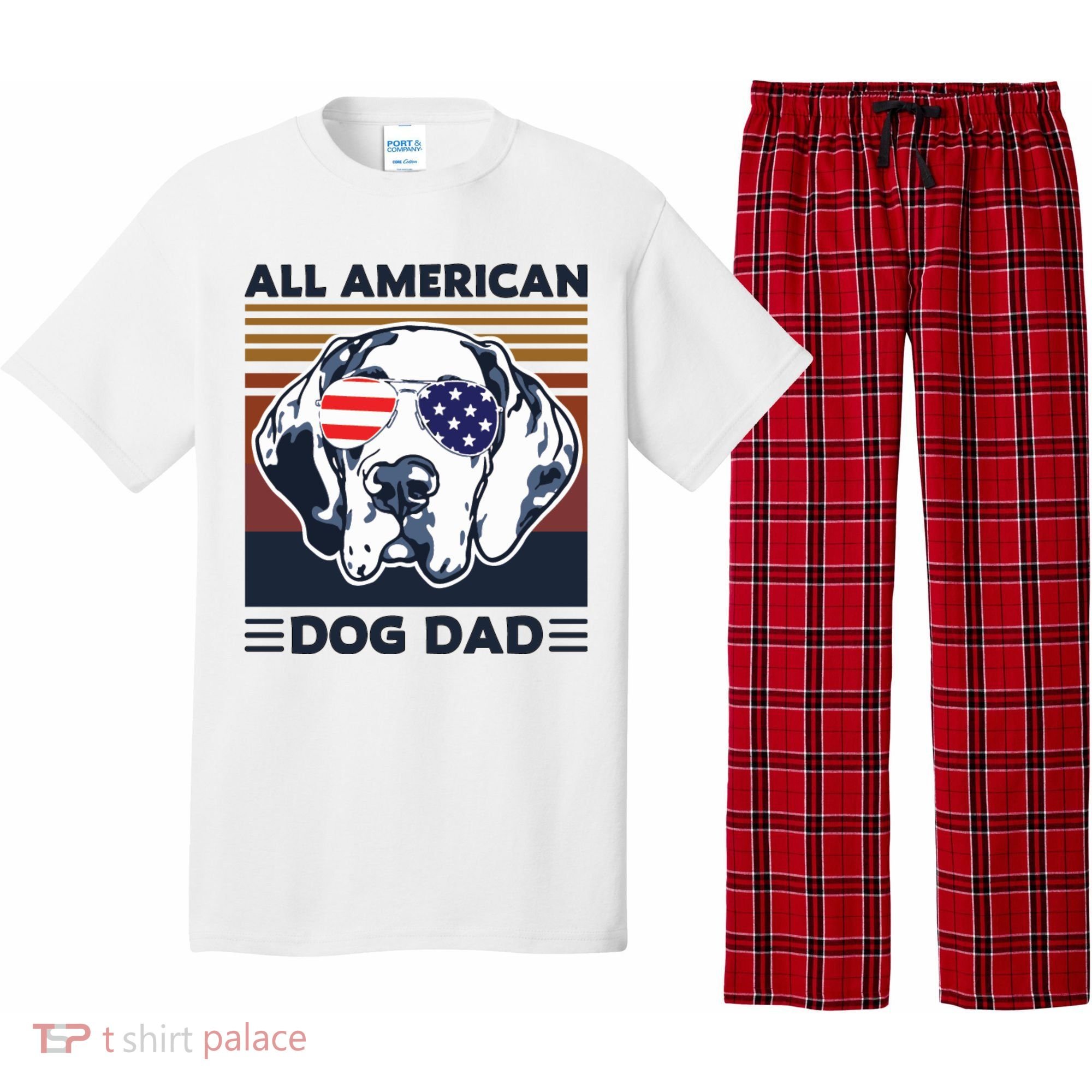 All American Dog Dad Pajama Set