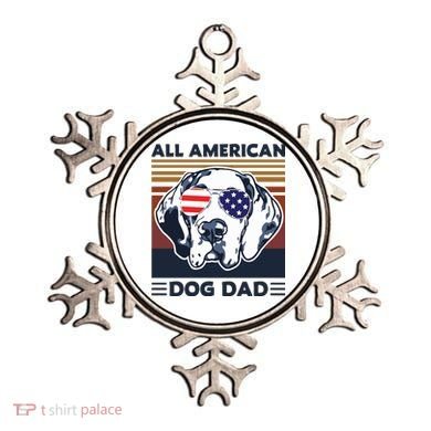 All American Dog Dad Ornament