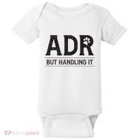 Adr AinT Doin Right But Handling It Funny Vet Tech Vet Dk. Baby Bodysuit thumb 0