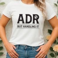 Adr AinT Doin Right But Handling It Funny Vet Tech Vet Dk. Women's T-Shirt thumb 2