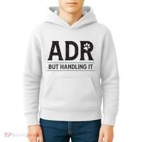 Adr AinT Doin Right But Handling It Funny Vet Tech Vet Dk. Kids Hoodie thumb 4