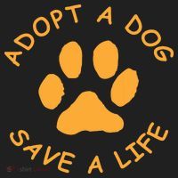 Adopt A Dog Save A Life Tee Rescue Dog 12oz Stainless Steel Coffee Mug thumb 3