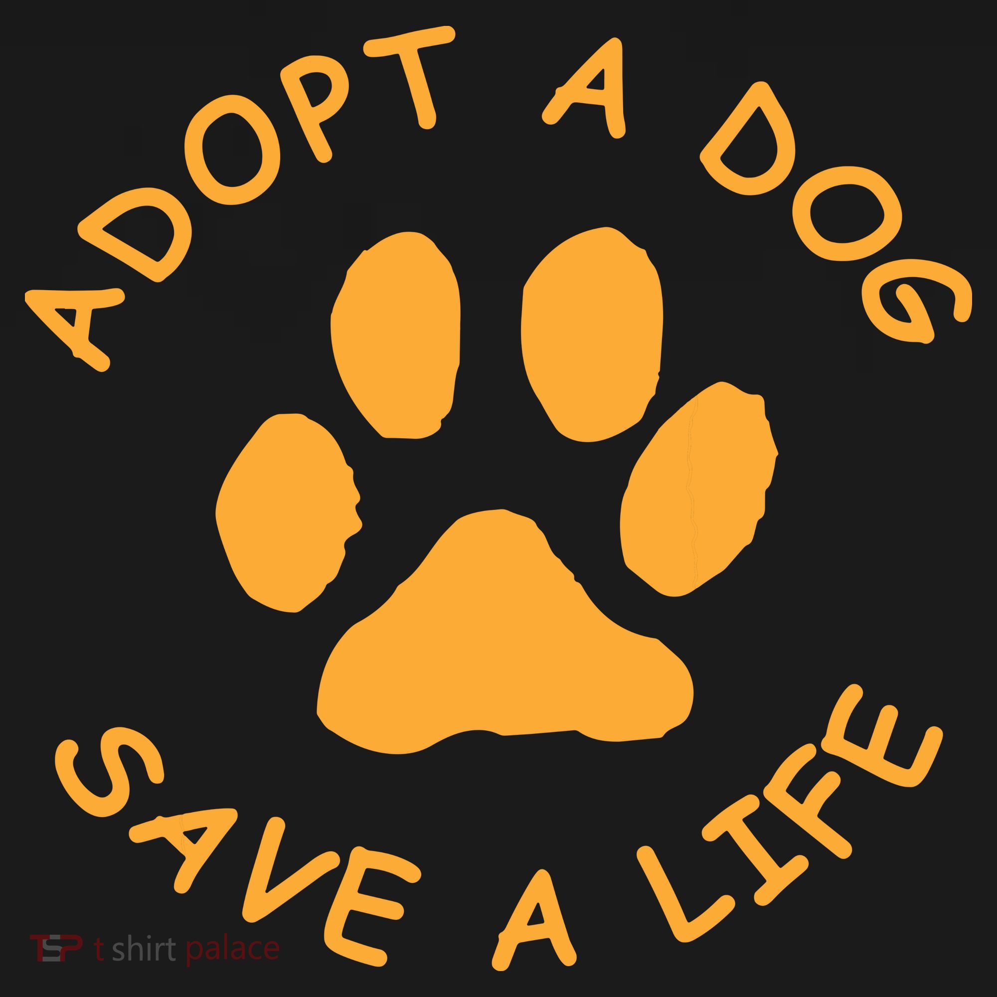 Adopt A Dog Save A Life Tee Rescue Dog Ornament