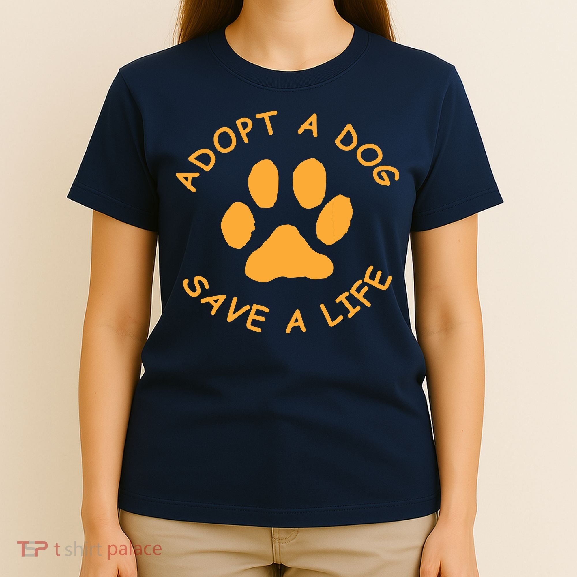 Adopt A Dog Save A Life Tee Rescue Dog T-Shirt